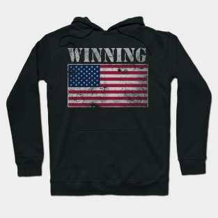 USA Winning American Flag 4th of July Independence Day Hoodie